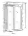 Fig. 05 - Quick release cladding system for door, window, sloped and vertical glazing systems frames, and the like