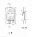 Fig. 08 - Quick release cladding system for door, window, sloped and vertical glazing systems frames, and the like
