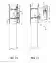 Fig. 10 - Quick release cladding system for door, window, sloped and vertical glazing systems frames, and the like