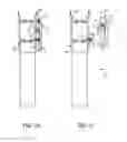 Fig. 11 - Quick release cladding system for door, window, sloped and vertical glazing systems frames, and the like