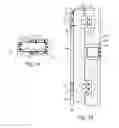 Fig. 23 - Quick release cladding system for door, window, sloped and vertical glazing systems frames, and the like