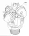 Fig. 01 - Curved nozzle for drill bits
