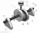 Fig. 01 - Synchronously timed counterrotating cam and follower apparatus