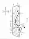 Fig. 19 - Exhaust pipe structure with catalyst for engine