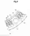 Fig. 10 - Wobble removal shaft coupling and hypocycloid reduction gear device using same