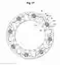 Fig. 18 - Wobble removal shaft coupling and hypocycloid reduction gear device using same