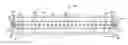 Fig. 01 - Edge weighted spacing of LEDs for improved uniformity range