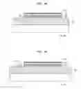 Fig. 45 - Bidirectional lighting apparatus with light emitting diodes