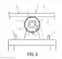 Fig. 04 - Device for measuring state of contact of support roller of conveyor belt