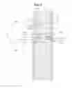 Fig. 10 - Display device with pixel electrode having a slit disposed at an angle with respect to branch electrode