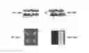 Fig. 14 - Display device with pixel electrode having a slit disposed at an angle with respect to branch electrode