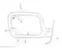 Fig. 01 - Exterior mirror with blind zone indicator