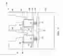Fig. 12 - Additional etching to increase via contact area