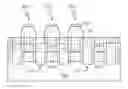 Fig. 01 - FinFET devices comprising a dielectric layer/CMP stop layer/hardmask/etch stop layer/gap-fill material stack