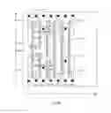 Fig. 14 - Semiconductor chip including integrated circuit including at least five gate level conductive structures having particular spatial and electrical relationship and method for manufacturing the same