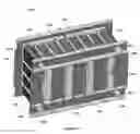Fig. 15 - Flow cell stack with single plate cells