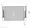 Fig. 05 - Mobile device having an interior multiband antenna and a partially metal back