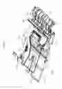 Fig. 11 - Image forming device with plate partioning reverse path and buffer unit
