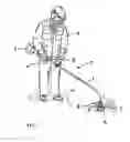 Fig. 02 - Filament cutterhead for a brushcutter