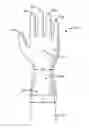 Fig. 01 - GLOVE WITH A WIDENED CUFF AREA