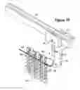 Fig. 15 - Method of knitting a knitted component with a vertically inlaid tensile element