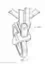 Fig. 09 - Independently adjusting multi-legged modular walker/cane assembly
