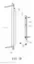 Fig. 03 - ADJUSTABLE WALL MOUNTING DEVICE AND SYSTEM