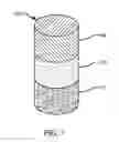 Fig. 12 - SCORED RETAINING FEATURES IN A COMPRESSIBLE CELL COLLECTION DEVICE