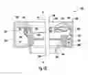 Fig. 17 - Surgical access device including lateral moving seal cooperating with bellows attached to proximal wall of cannula housing