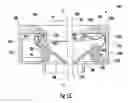 Fig. 23 - Surgical access device including lateral moving seal cooperating with bellows attached to proximal wall of cannula housing