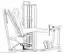 Fig. 01 - Functional training equipment with multiple movement planes used for lower body exercises