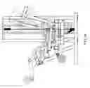 Fig. 45 - Functional training equipment with multiple movement planes used for lower body exercises