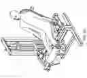 Fig. 55 - Functional training equipment with multiple movement planes used for lower body exercises