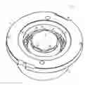 Fig. 01 - Extrusion head having a perforated plate of a granulating system