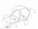 Fig. 01 - Vehicle body skeleton structure