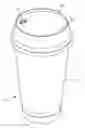 Fig. 01 - LID FOR A BEVERAGE CUP, CUP ASSEMBLY, AND METHOD FOR MANUFACTURING A LID