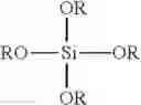 Fig. 10 - Fluorinated organosiloxane network composition
