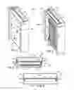 Fig. 02 - Printable interchangeable vertically retractable front cover system for Murphy beds