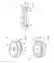 Fig. 07 - Attachment of a fluid flow hat for actuated valve