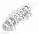 Fig. 01 - Core for cast crankshaft