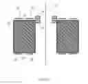 Fig. 02 - Electrostatic stabilizer for a passive magnetic bearing system