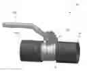 Fig. 01 - Isolation valve with thermoplastic overmolding
