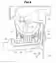 Fig. 09 - Refrigerator having a rotatable door for the ice making compartment forming the exterior appearance