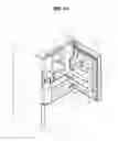 Fig. 13 - Refrigerator having a rotatable door for the ice making compartment forming the exterior appearance
