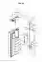 Fig. 17 - Refrigerator having a rotatable door for the ice making compartment forming the exterior appearance