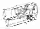 Fig. 01 - Refrigerator ice compartment latch and cover