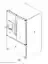 Fig. 02 - Refrigerator ice compartment latch and cover