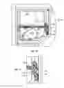 Fig. 15 - Refrigerator ice compartment latch and cover