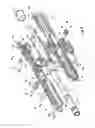 Fig. 05 - Conversion kit with a rail system for a paintball marker having a hinged portion