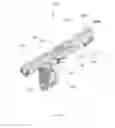 Fig. 15 - Conversion kit with a rail system for a paintball marker having a hinged portion